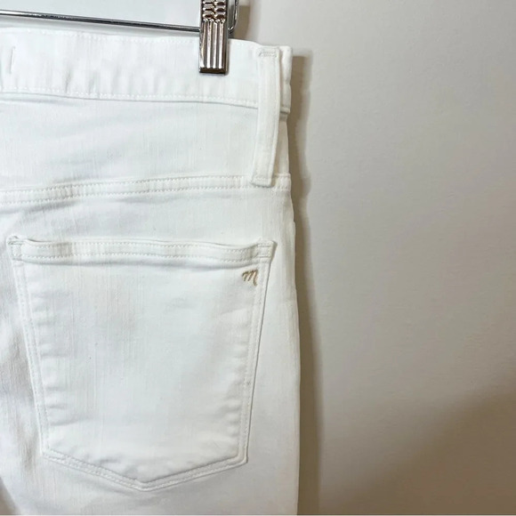 Madewell 10” High Rise Button Front Jeans in Pure White - Picture 11 of 11